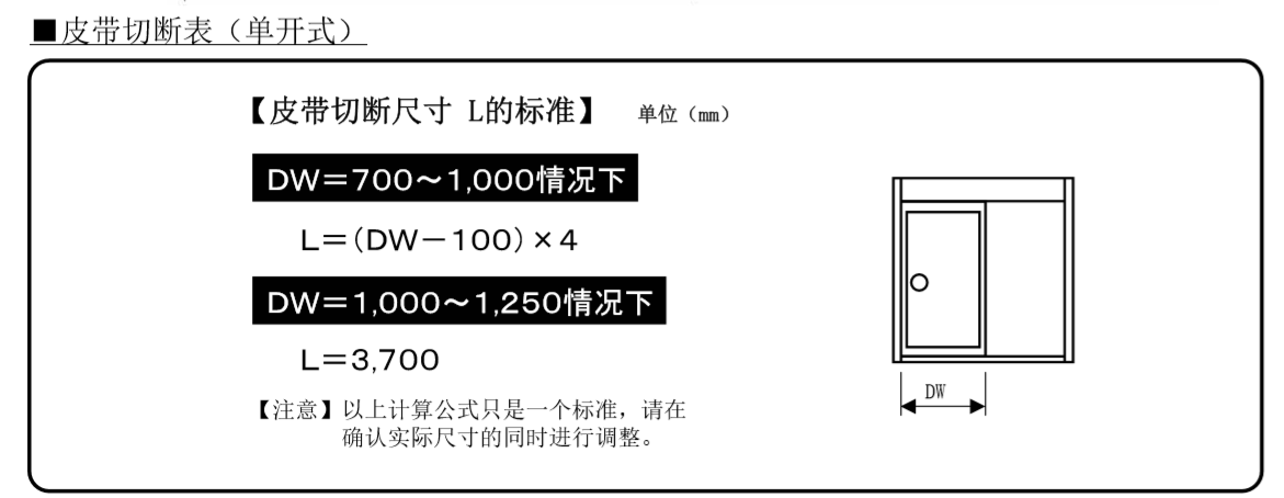 单开麻豆短视频传媒皮带切断表